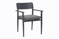 Hope- Portsea 7pc 1730 Rnd Dining set Gunmetal