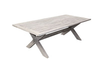 Bolsena 9pc Low Dining Rectangle setting -Major Brown