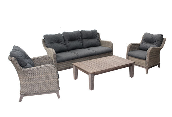 Bolsena 4pc Sofa - Triple- Major Brown