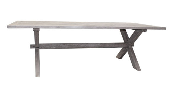 Bolsena 9pc Low Dining Rectangle setting -Major Brown