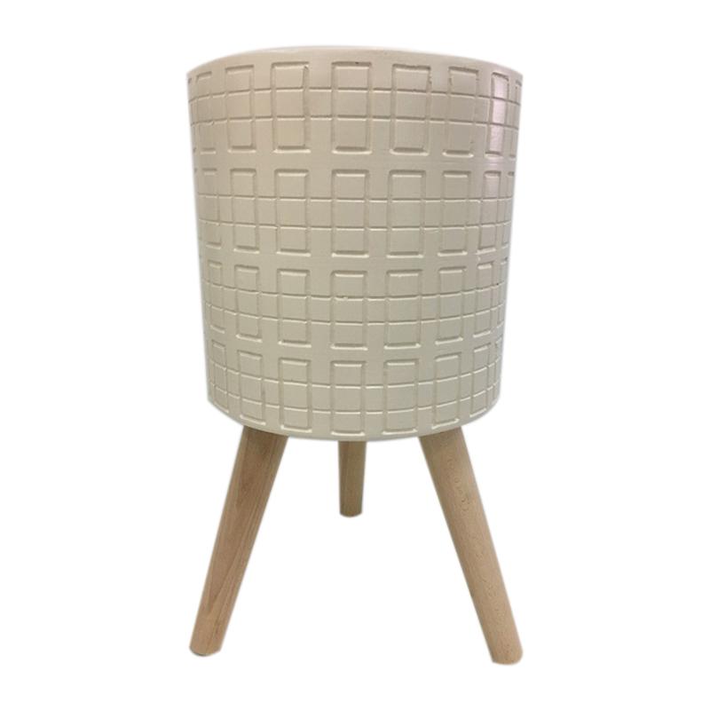 Kofi Composite Pot 29.5 X 55CM Ivory - robcousens Outdoor Furniture Factory direct