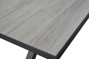San Remo 9pc Extension Ceramic Table set - robcousens Outdoor Furniture Factory direct