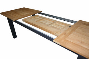 Santos Table 2200/3400 x 1000MM Extension Gunmetal